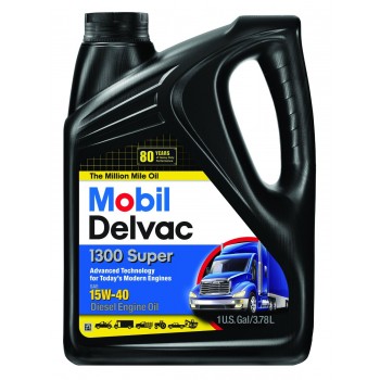 Mobil Delvac™ 1300 Super 15W-40 High Perfomance Diesel Engine Oil - 1 Gal (3.78L)